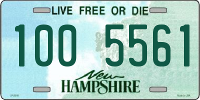 NH license plate 1005561