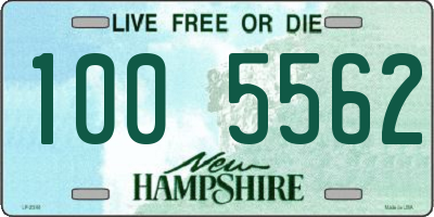 NH license plate 1005562