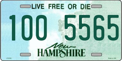 NH license plate 1005565