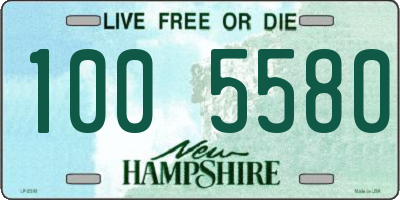 NH license plate 1005580