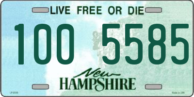 NH license plate 1005585