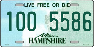 NH license plate 1005586