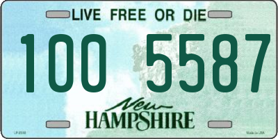 NH license plate 1005587