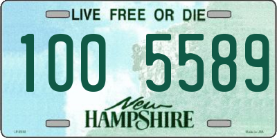 NH license plate 1005589