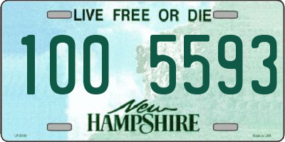NH license plate 1005593