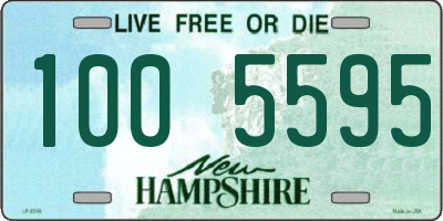 NH license plate 1005595