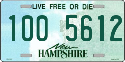 NH license plate 1005612