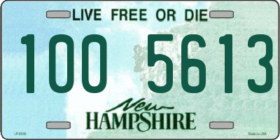 NH license plate 1005613