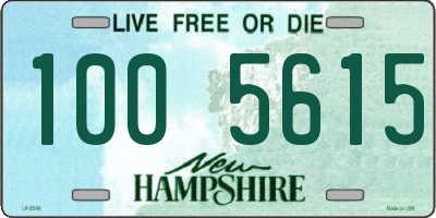 NH license plate 1005615