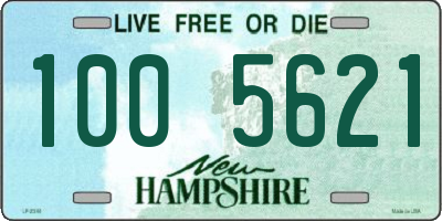 NH license plate 1005621