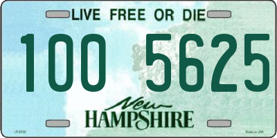 NH license plate 1005625