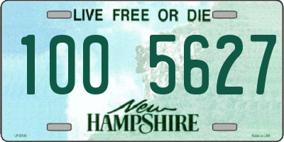 NH license plate 1005627