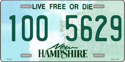 NH license plate 1005629