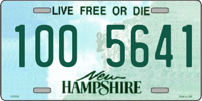 NH license plate 1005641