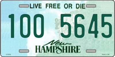 NH license plate 1005645