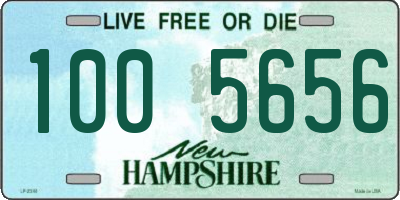 NH license plate 1005656