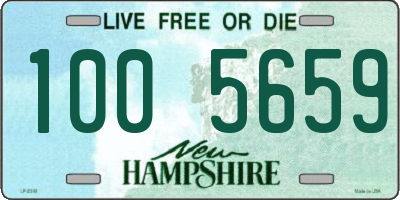 NH license plate 1005659