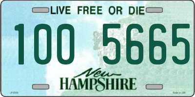 NH license plate 1005665