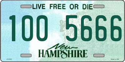NH license plate 1005666