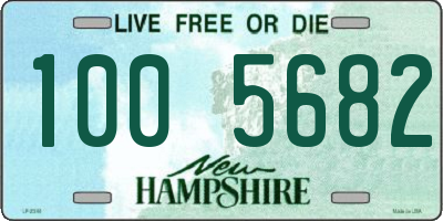 NH license plate 1005682