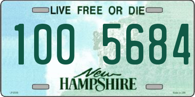 NH license plate 1005684