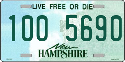 NH license plate 1005690
