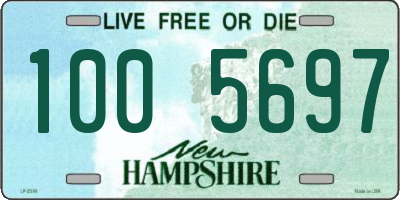 NH license plate 1005697