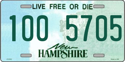 NH license plate 1005705