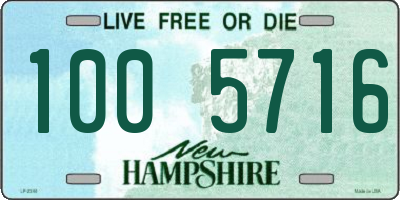 NH license plate 1005716