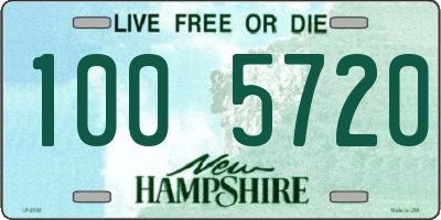 NH license plate 1005720