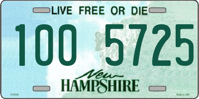 NH license plate 1005725