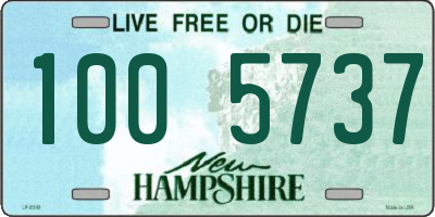 NH license plate 1005737