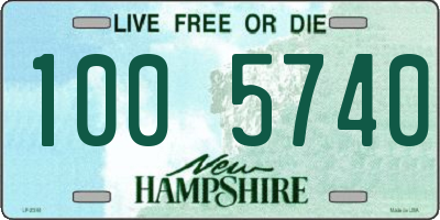 NH license plate 1005740