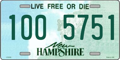 NH license plate 1005751