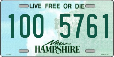 NH license plate 1005761