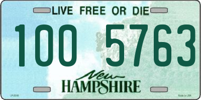 NH license plate 1005763