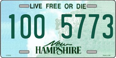 NH license plate 1005773