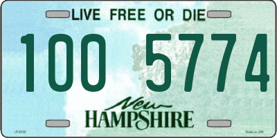 NH license plate 1005774