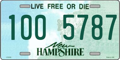 NH license plate 1005787