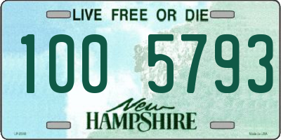 NH license plate 1005793