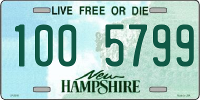 NH license plate 1005799