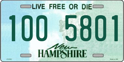 NH license plate 1005801