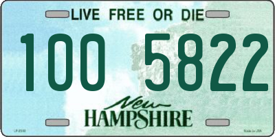 NH license plate 1005822