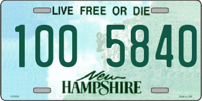 NH license plate 1005840