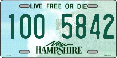 NH license plate 1005842