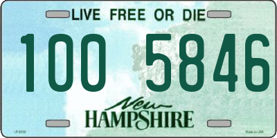 NH license plate 1005846