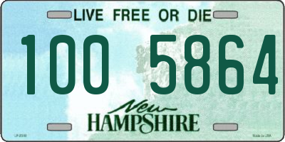 NH license plate 1005864