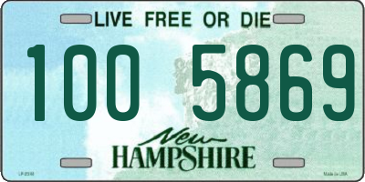 NH license plate 1005869