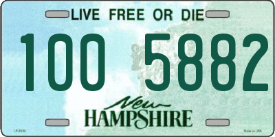 NH license plate 1005882