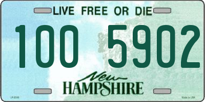 NH license plate 1005902